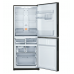 MR-HS421EX-MB-A Mitsubishi Electric 421 L Steel Series Bottom Mount Fridge - Matte Black